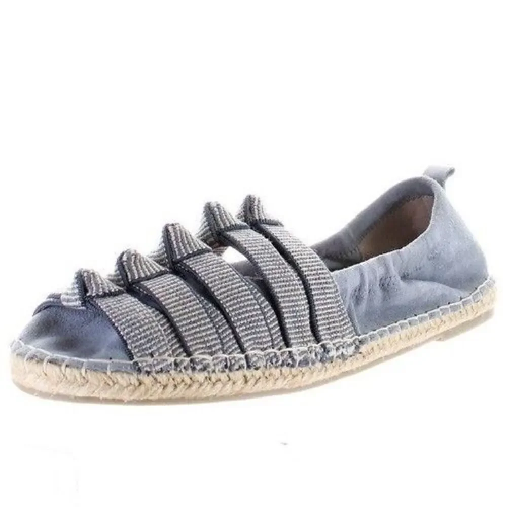 Cecelia New York Candice Blue Jeans Slip On  Casual Loafers Women's Size 8.5 NIB